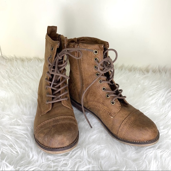 Madden Girl Shoes - Madden Girl ‘Chandra’ Combat Lace-up Boots